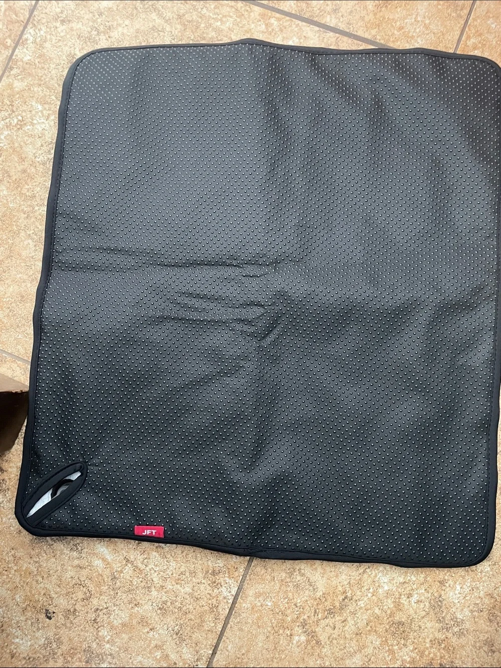 Black Padded Accessory Organizer Mat